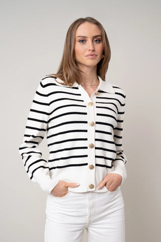 The Striped Cardigan