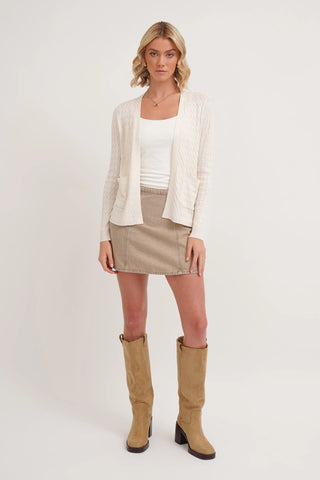 The Open Cable Cardigan