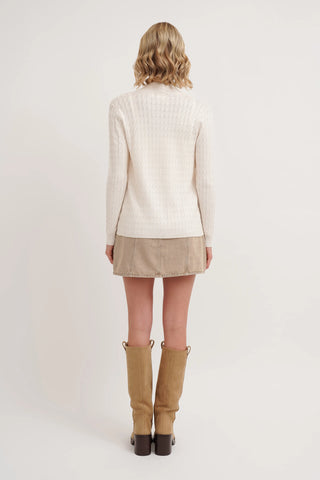 The Open Cable Cardigan