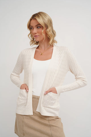 The Open Cable Cardigan