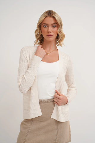 The Open Cable Cardigan