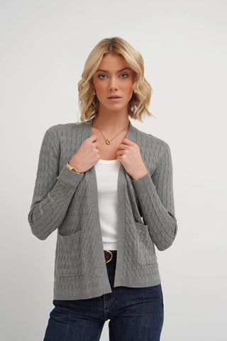 The Open Cable Cardigan