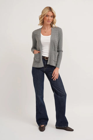 The Open Cable Cardigan