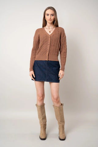 The Textured Pointelle Cardigan