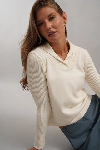The Layered Collar Sweater