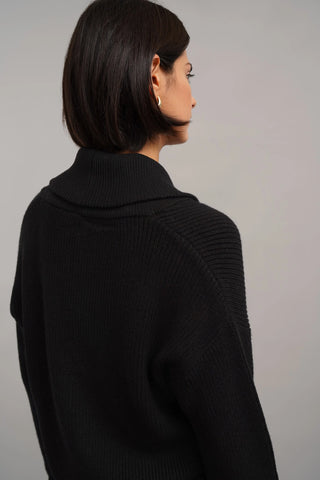 The Shawl Collar Knit Jacket