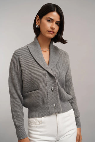 The Shawl Collar Knit Jacket