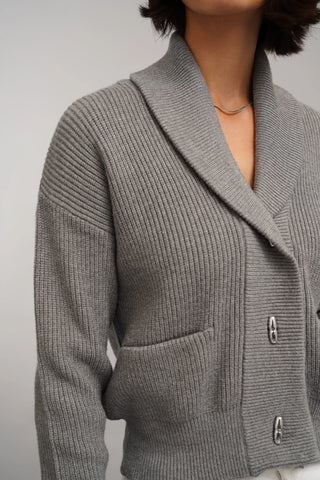 The Shawl Collar Knit Jacket