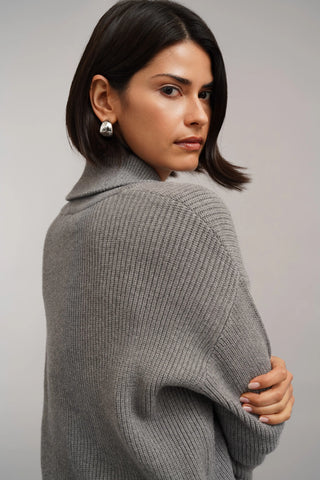 The Shawl Collar Knit Jacket