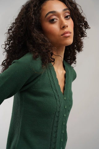 The Scallop Trim Cardigan
