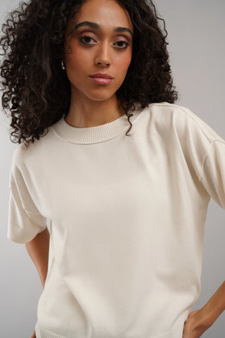 The Relaxed Knit Tee