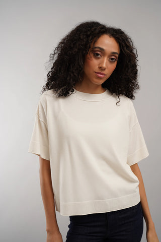 The Relaxed Knit Tee