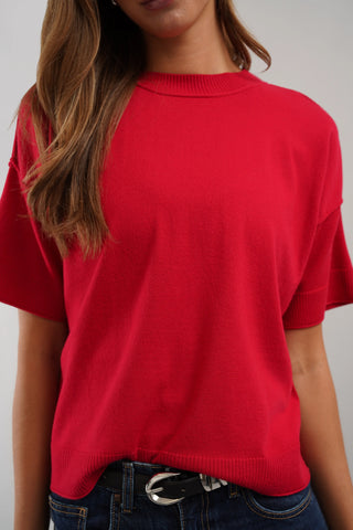 The Relaxed Knit Tee