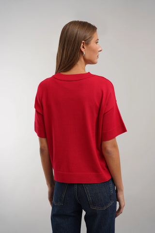 The Relaxed Knit Tee