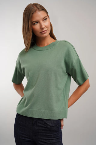 The Relaxed Knit Tee