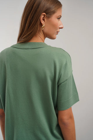 The Relaxed Knit Tee
