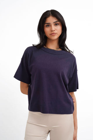 The Modern Boxy Knit Tee