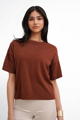 The Modern Boxy Knit Tee