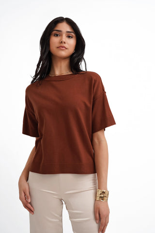 The Modern Boxy Knit Tee