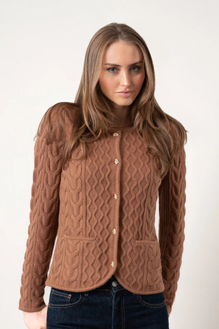 The Sculpted Cable Cardigan