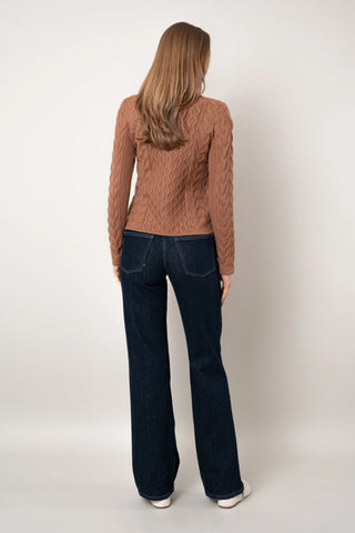 The Sculpted Cable Cardigan