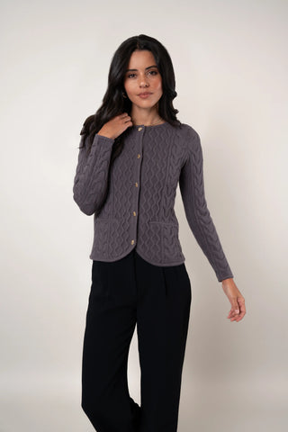 The Sculpted Cable Cardigan
