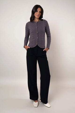 The Sculpted Cable Cardigan