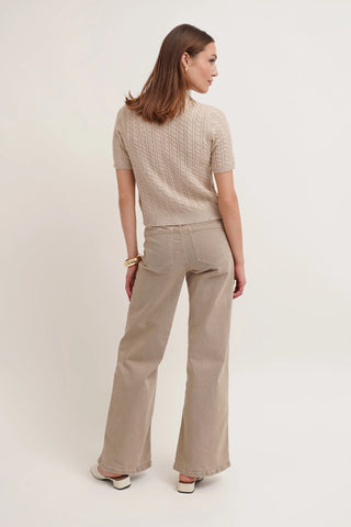 The Classic Cable Short Sleeve Cardigan