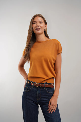 The Soft Drape Knit Tee