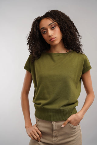 The Soft Drape Knit Tee