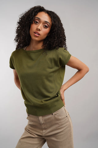 The Soft Drape Knit Tee