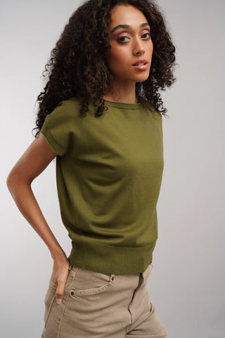 The Soft Drape Knit Tee