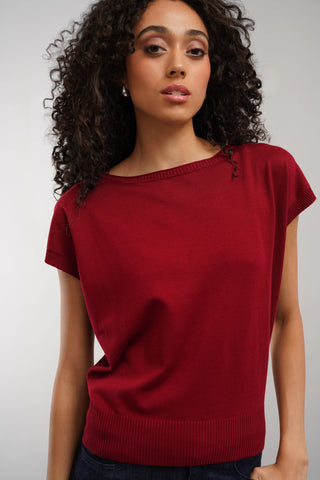 The Soft Drape Knit Tee