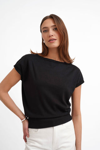 The Soft Drape Knit Tee
