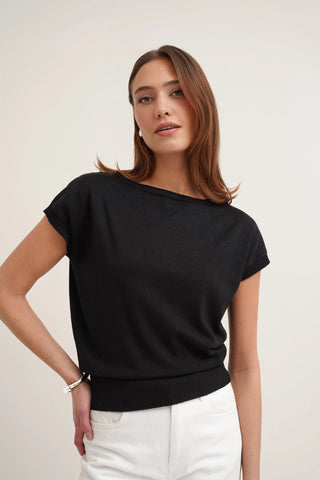 The Soft Drape Knit Tee