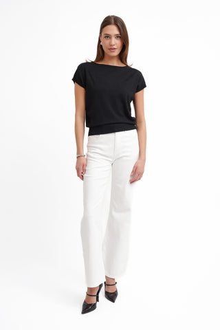 The Soft Drape Knit Tee