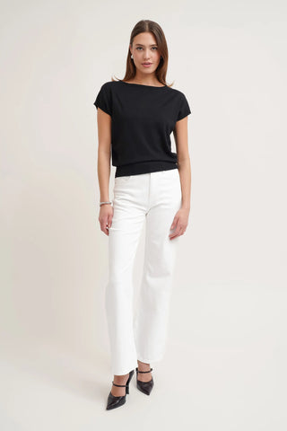 The Soft Drape Knit Tee