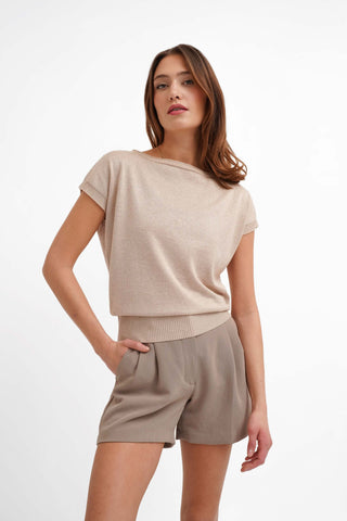 The Soft Drape Knit Tee