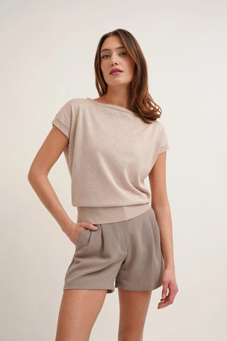 The Soft Drape Knit Tee