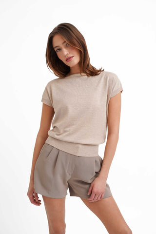 The Soft Drape Knit Tee