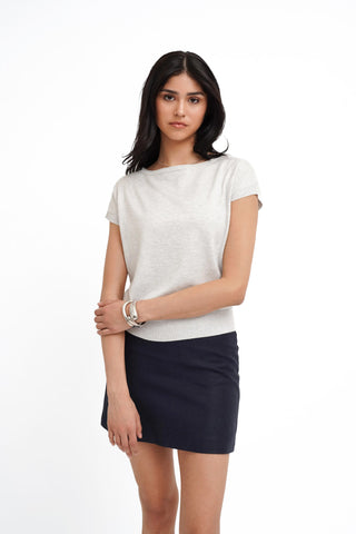 The Soft Drape Knit Tee