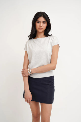 The Soft Drape Knit Tee