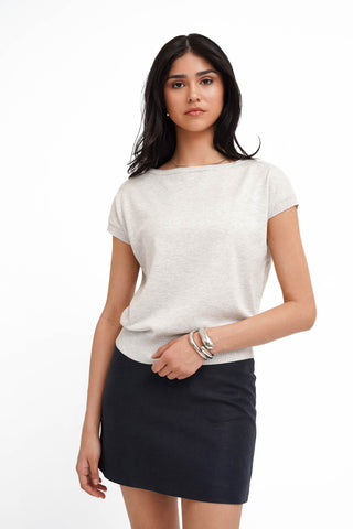 The Soft Drape Knit Tee