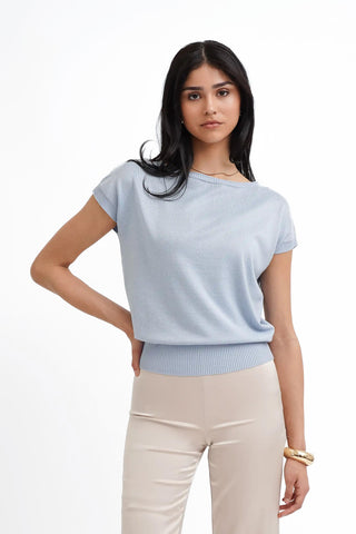 The Soft Drape Knit Tee