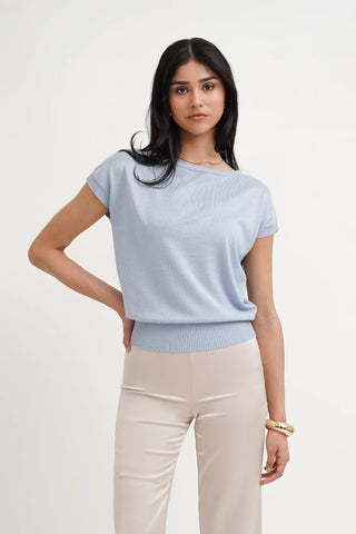 The Soft Drape Knit Tee