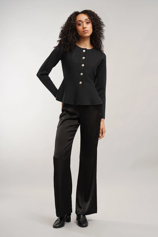 The Sculpted Button Cardigan
