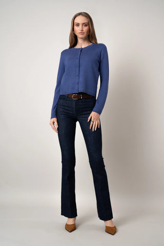 The Scalloped Button Cardigan