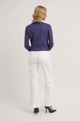 The Scalloped Button Cardigan