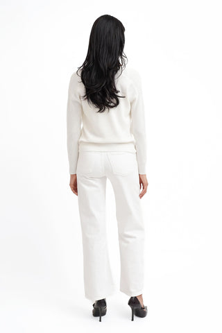 The Refined V-Neck Knit