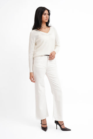 The Refined V-Neck Knit